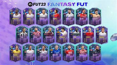 FIFA 23 Fantasy FUT Tracker (Real